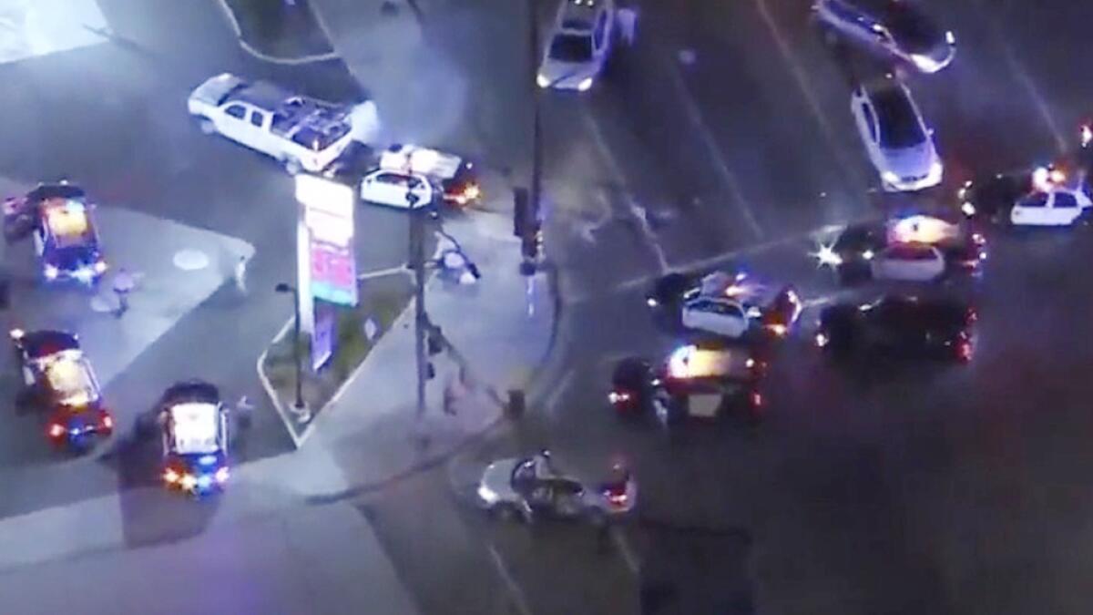 Police chase bystander injured by deputies sues L.A. County Los